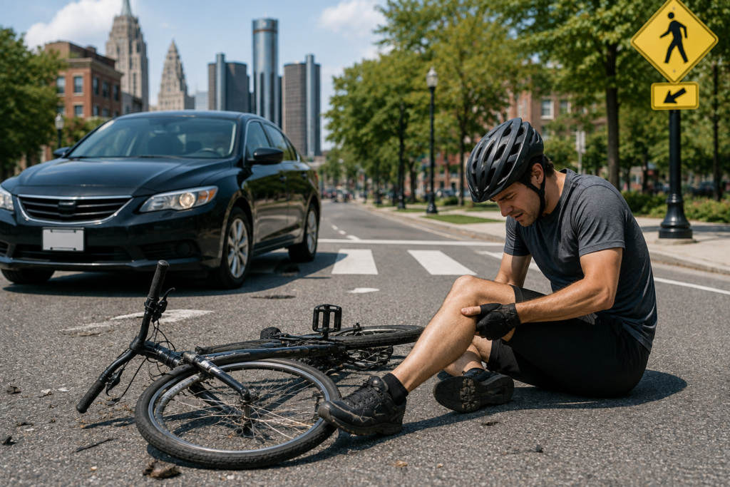 Michigan bicycle accident lawyer helping injured cyclists after a crash